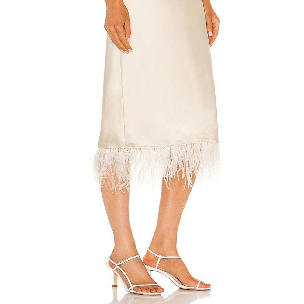 Tony Bianco Caprice Heel in White 8.5 With Box Women's Leather Sandals